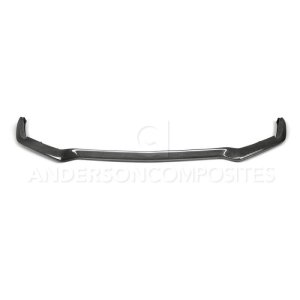 Ford Mustang Front Splitters - Anderson Composites - Type-OE - Carbon Fiber - `18-`20
